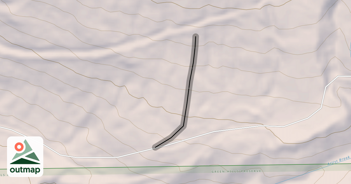 Map of Gibson Chutes