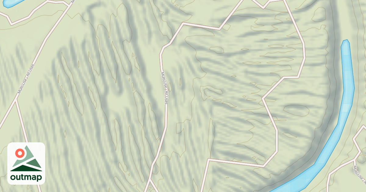 Map of Interlake State Recreation Area Trails