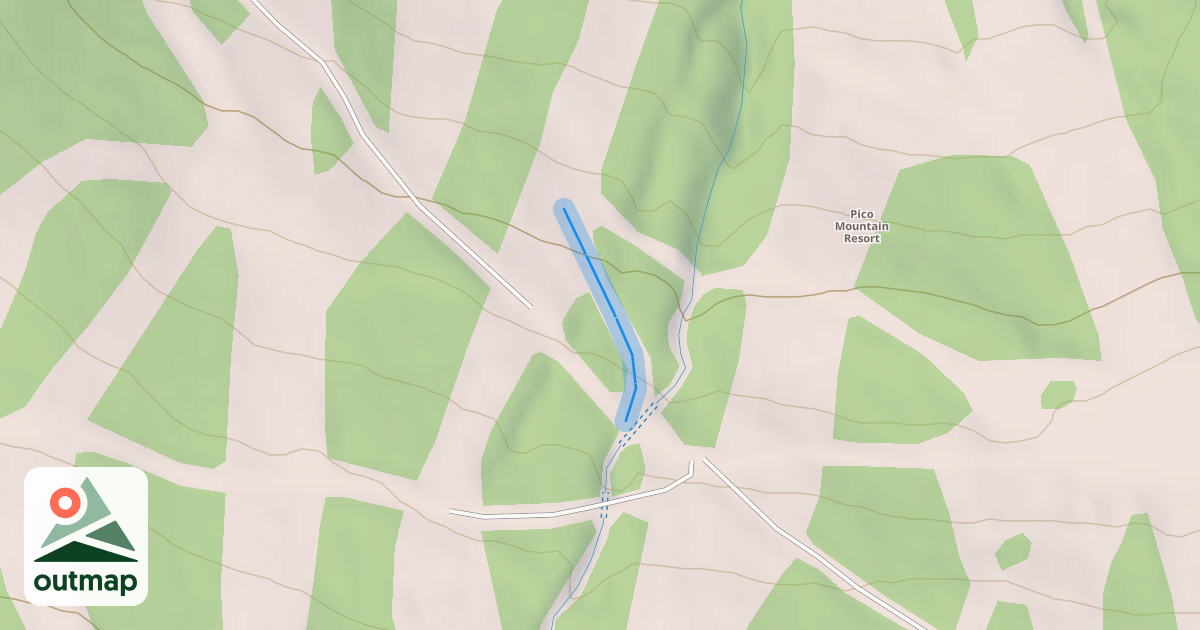 Map of Charlie's Highway