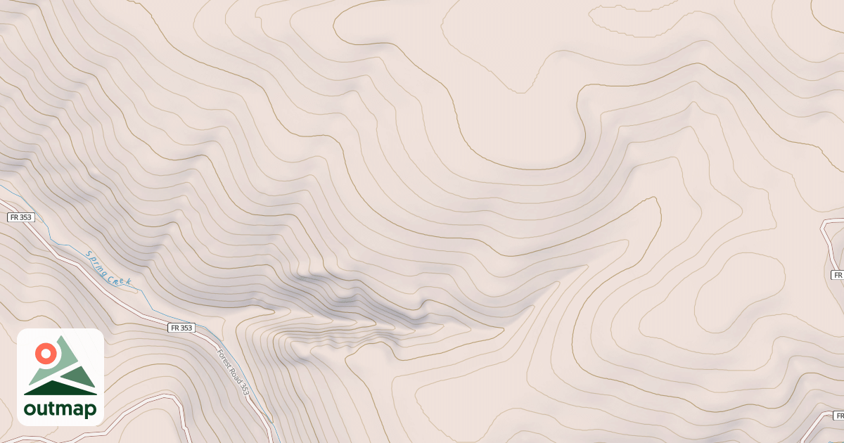 Map of USFS National Forest System Roads {281BE3A8-A5CD-4D9A-9E8F-CF2517EF467C}