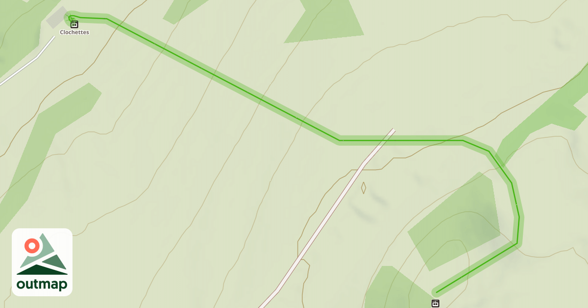 Map of Piste de ski