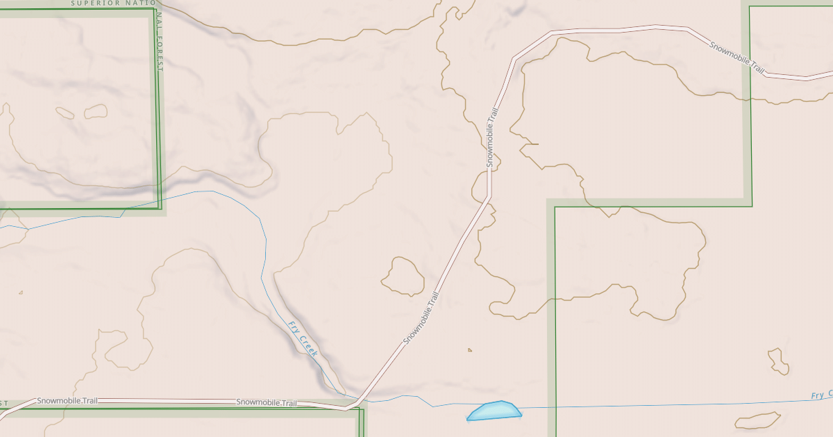 Map preview of EXPRESSWAY SNOWMOBILE ROUTE