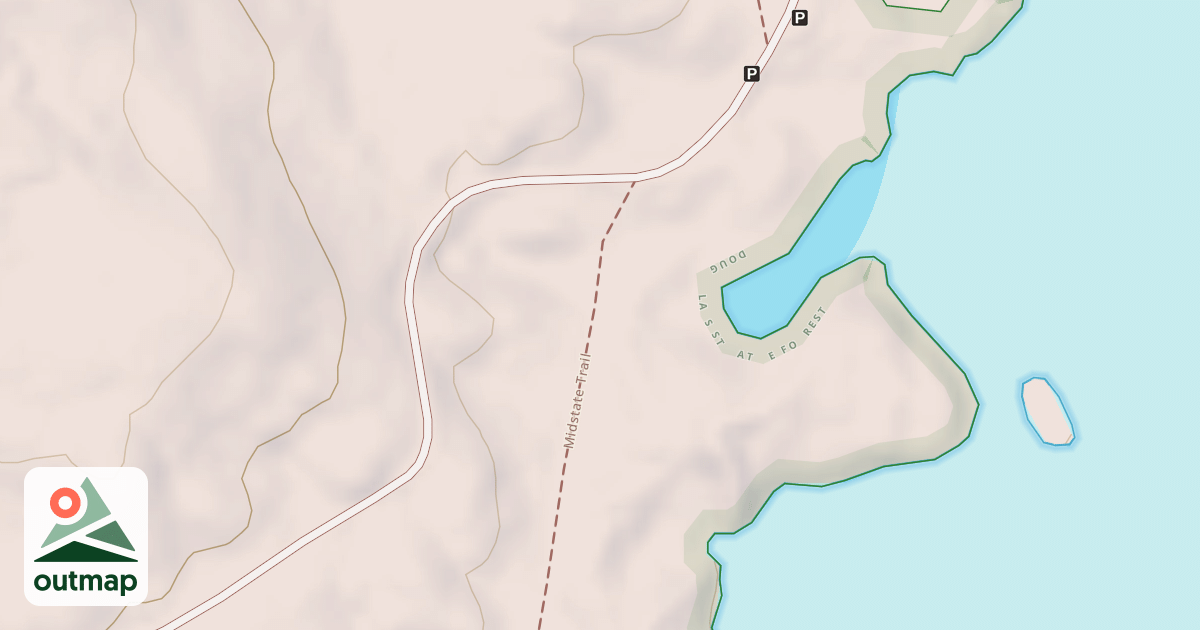 Map of Midstate Trail
