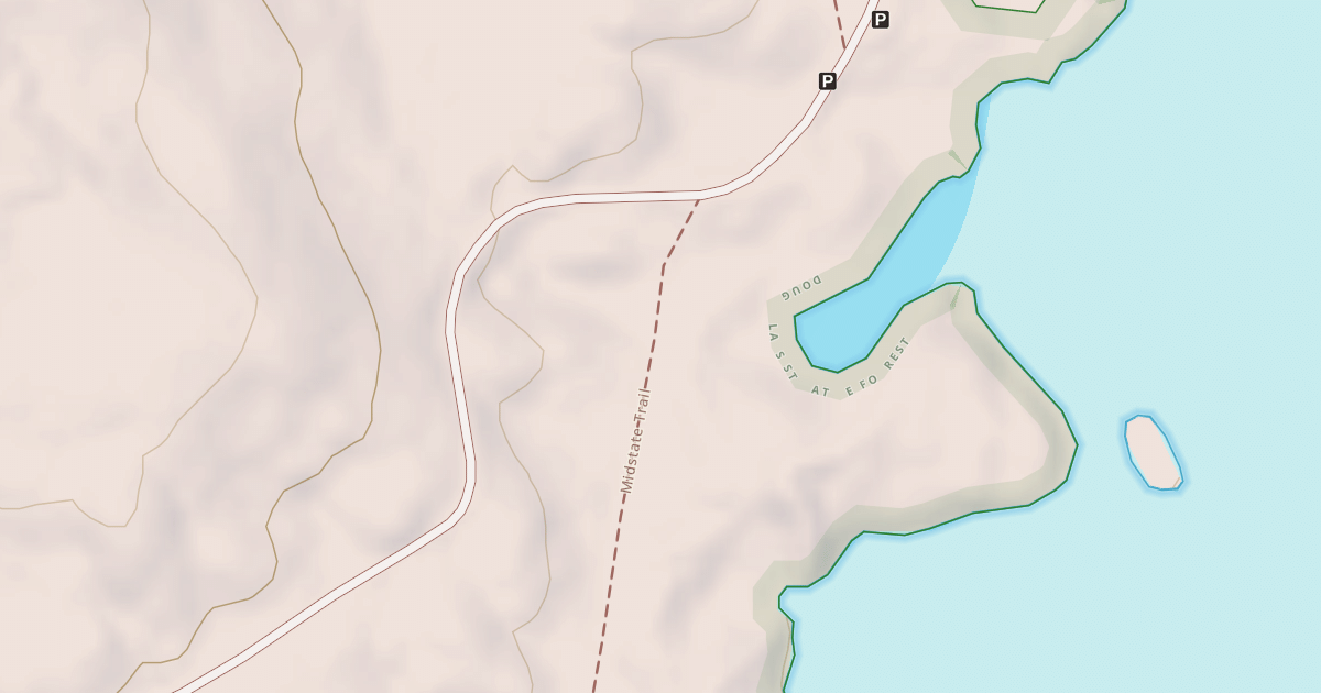 Map preview of Midstate Trail
