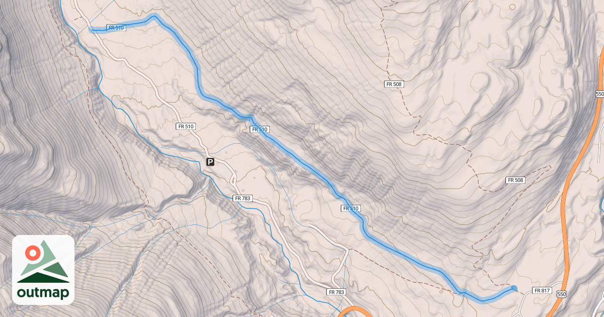 Map of Cascade Creek Trail