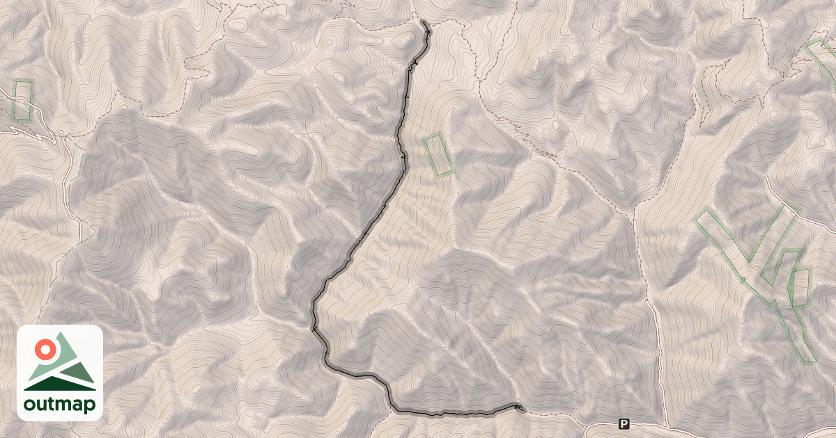 Map of Deer Creek Trail #158