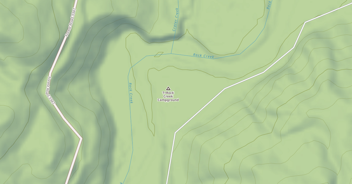 Map preview of ROCK CREEK CG