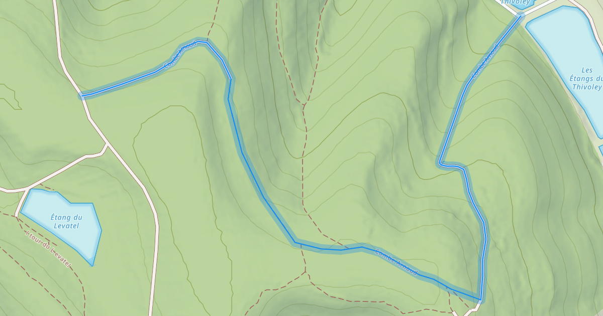 Map preview of Combe Arnoud