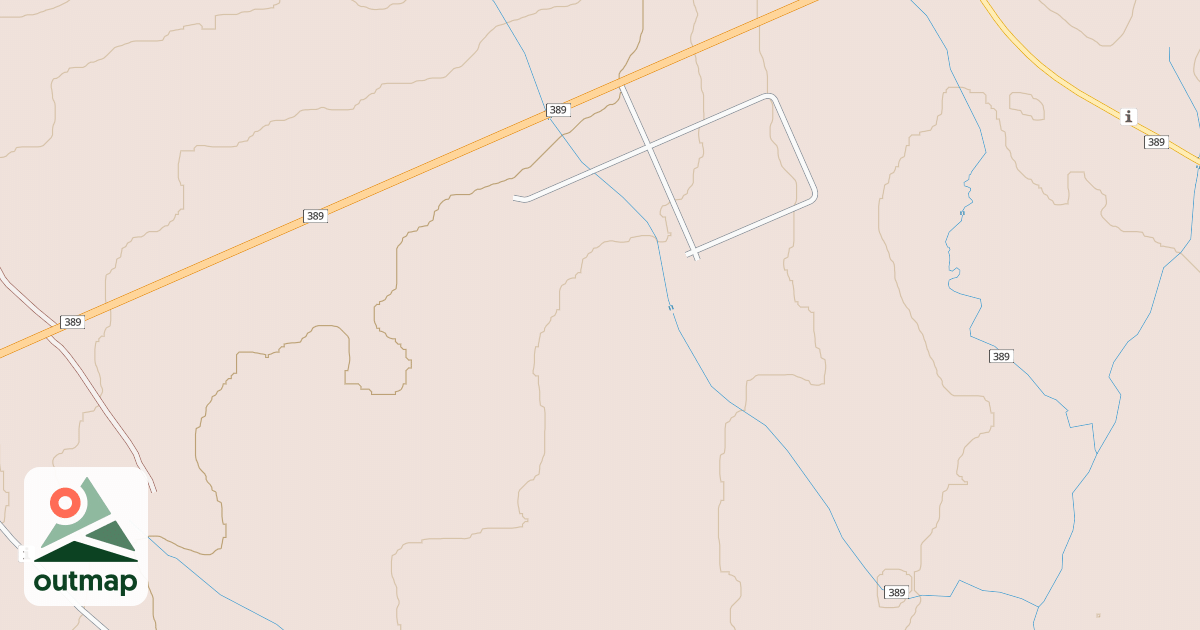Map of The Fermont Winter Snowmobile Trail System