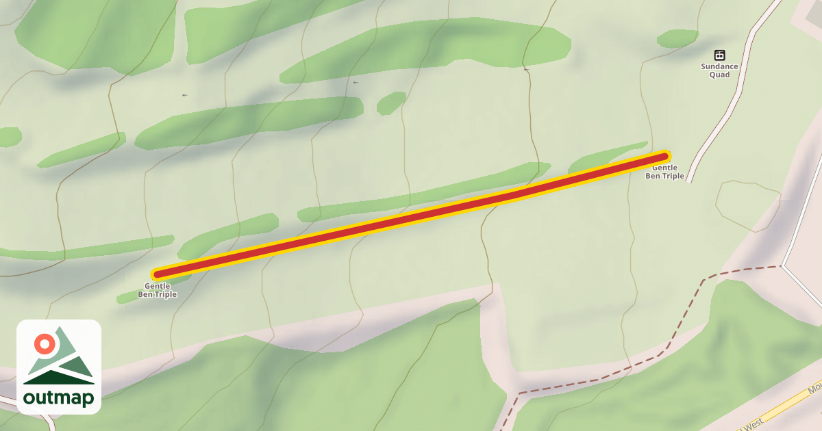 Map of Gentle Ben Triple