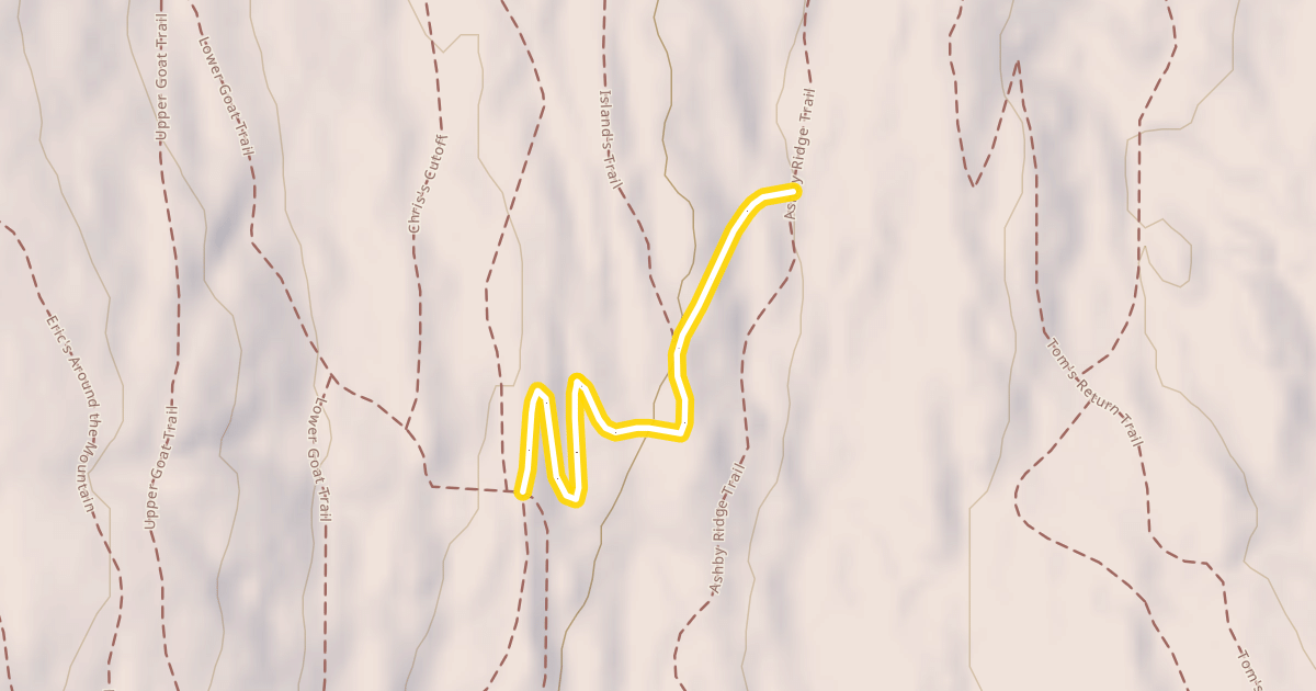 Map preview of Zig Zag Trail