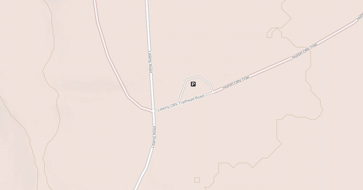Map preview of LIBERTY ORV TRAILHEAD