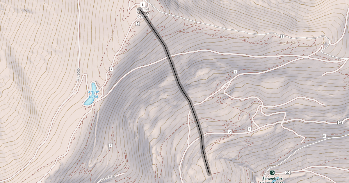 Map preview of Pend Oreille
