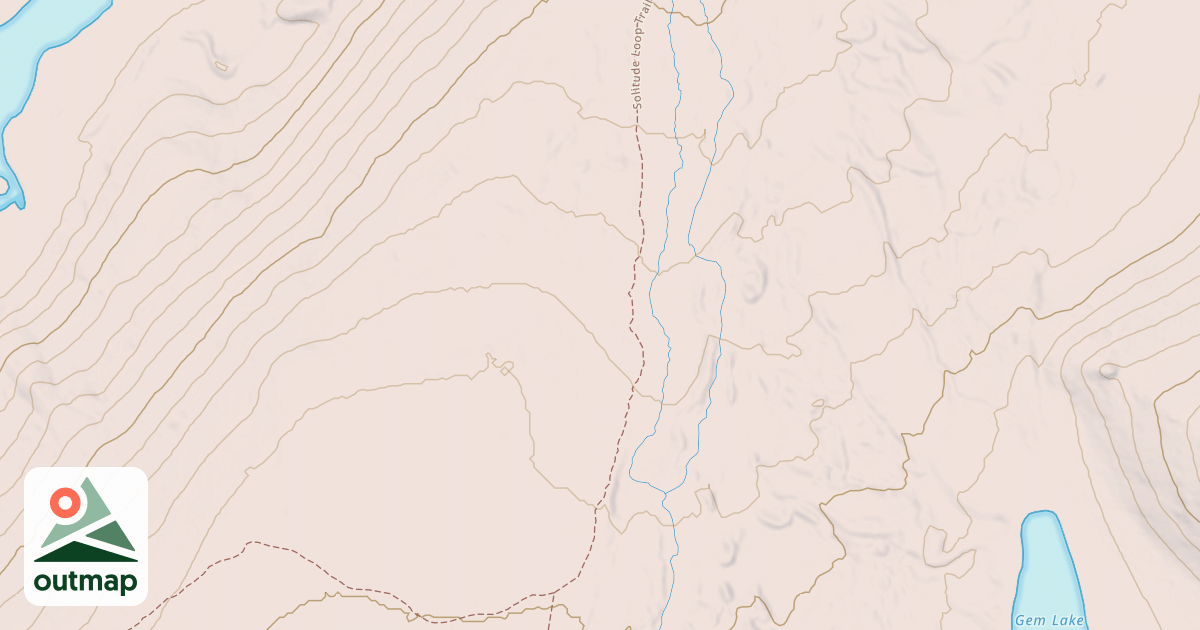 Map of USFS Motor Vehicle Use Map Trails 3754