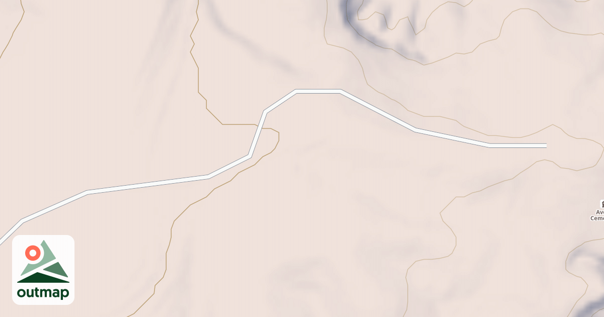 Map of AVERY CEM SPUR