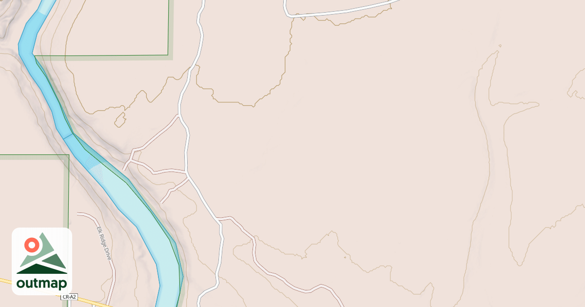 Map of COFFEE POT LODGE B