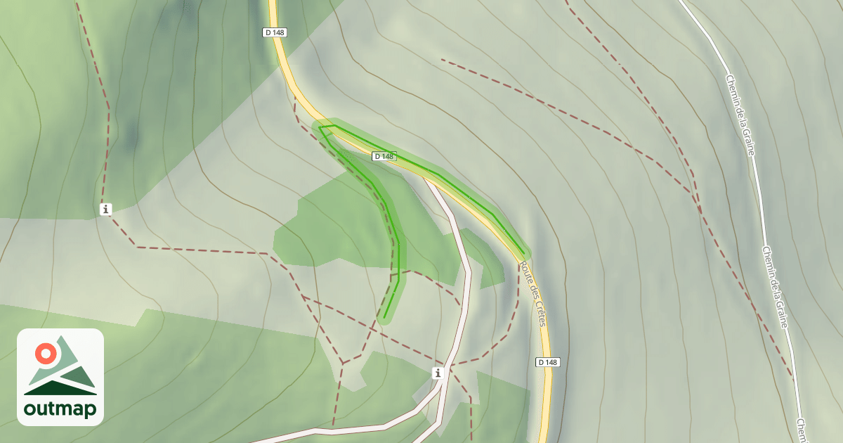 Map of La Tête des Chats