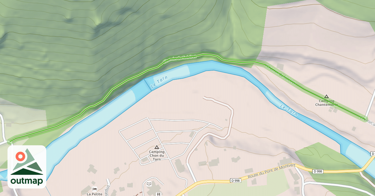 Map of Chemin du Soleïret