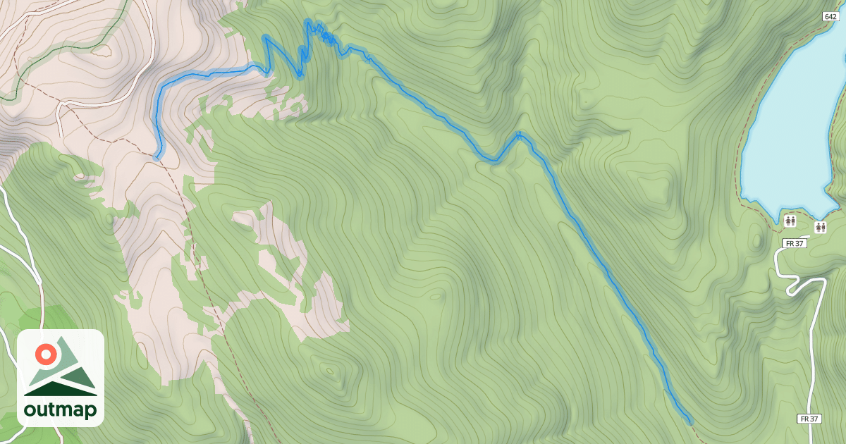Map of West Jefferson Trail