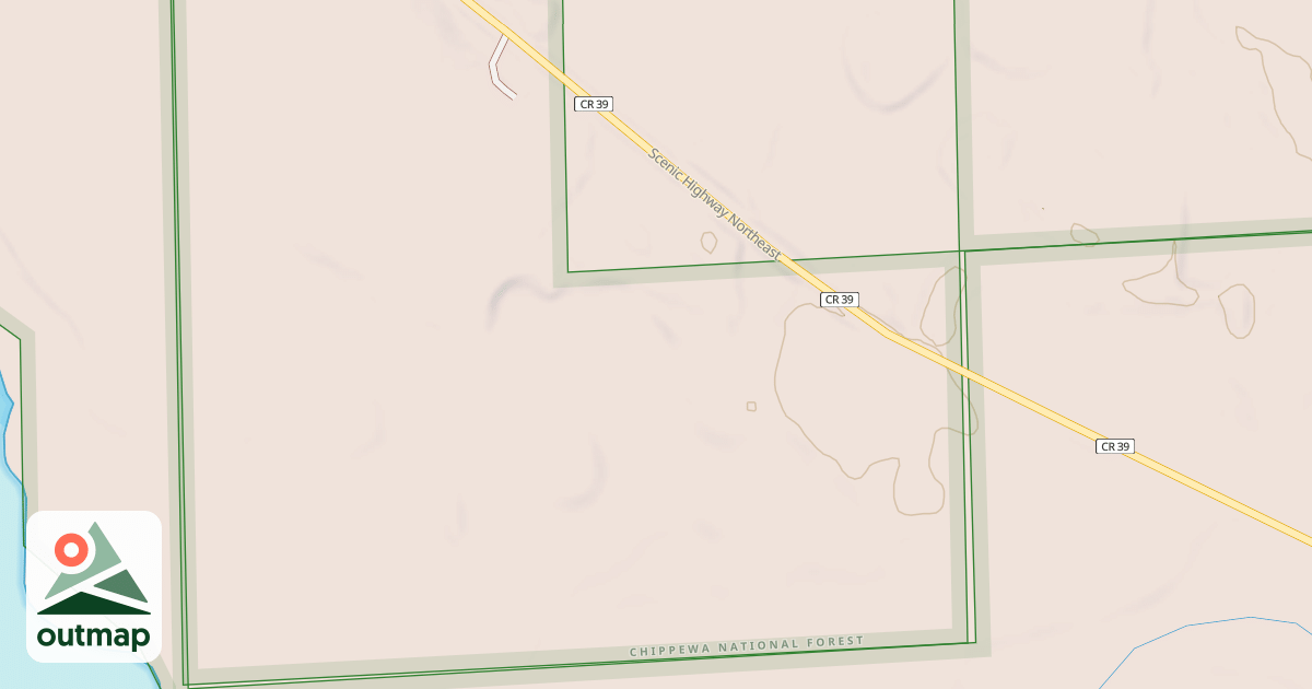 Map of FR 3862 NORTHEAST
