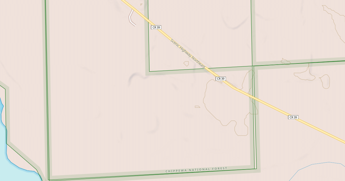 Map preview of FR 3862 NORTHEAST