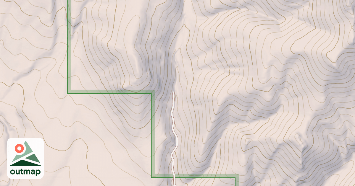 Map of Kents Canyon