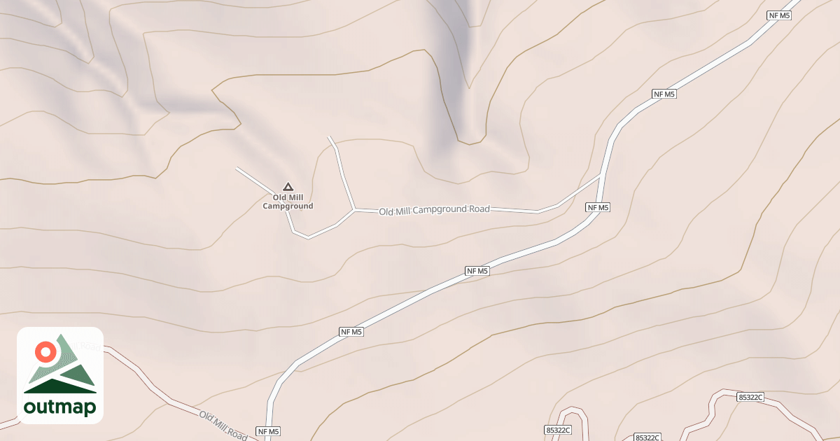 Map of OLD MILL C.G.