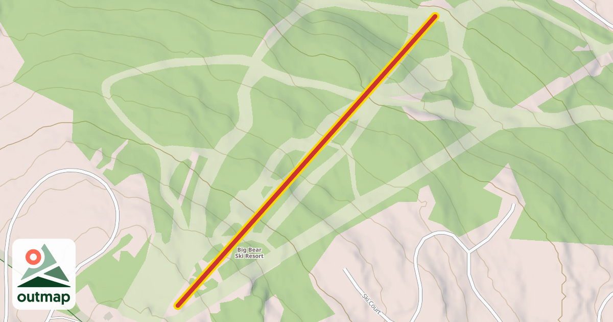 Map of Grizzly Lift
