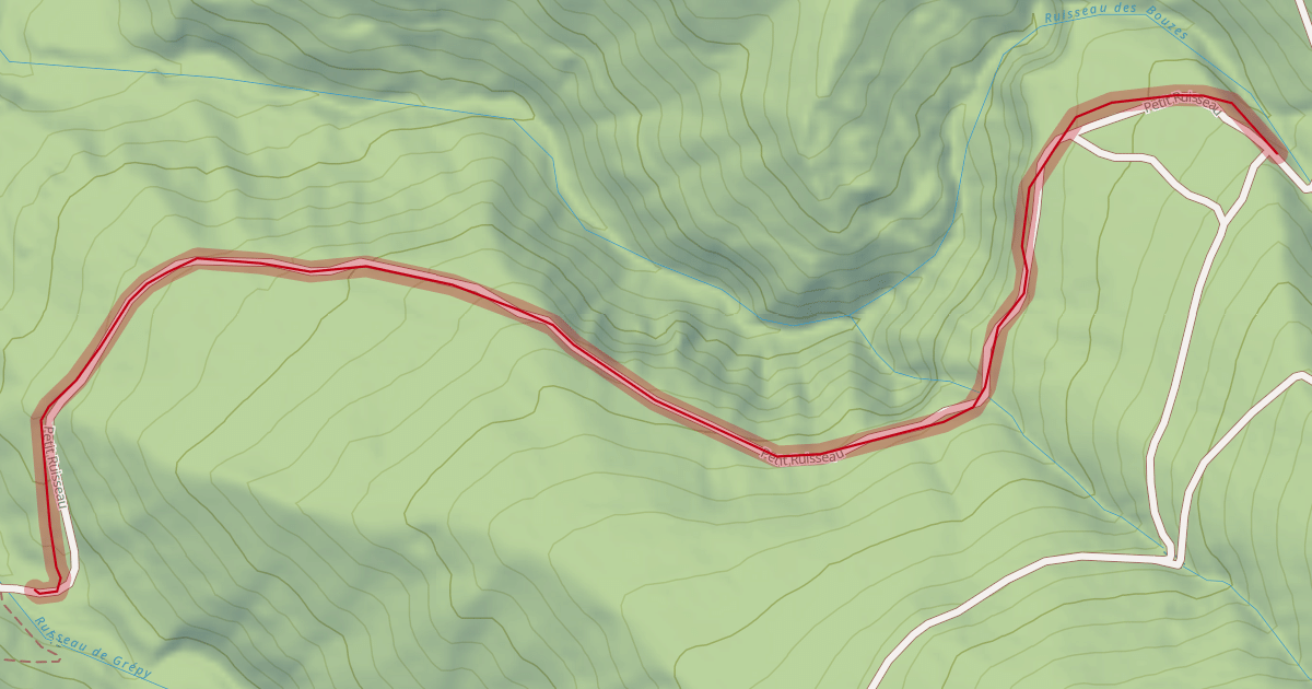 Map preview of Petit Ruisseau