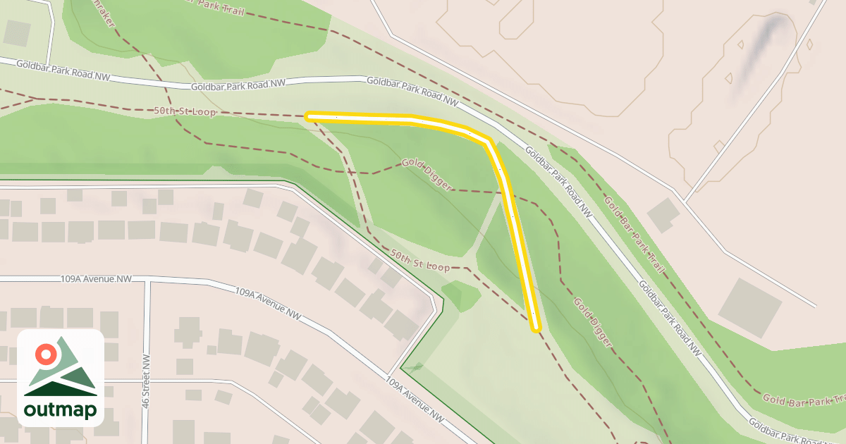 Map of 50th St Loop