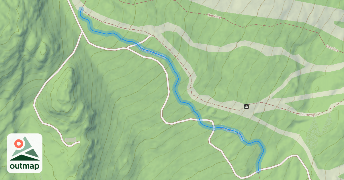 Map of Morgan's Gulch