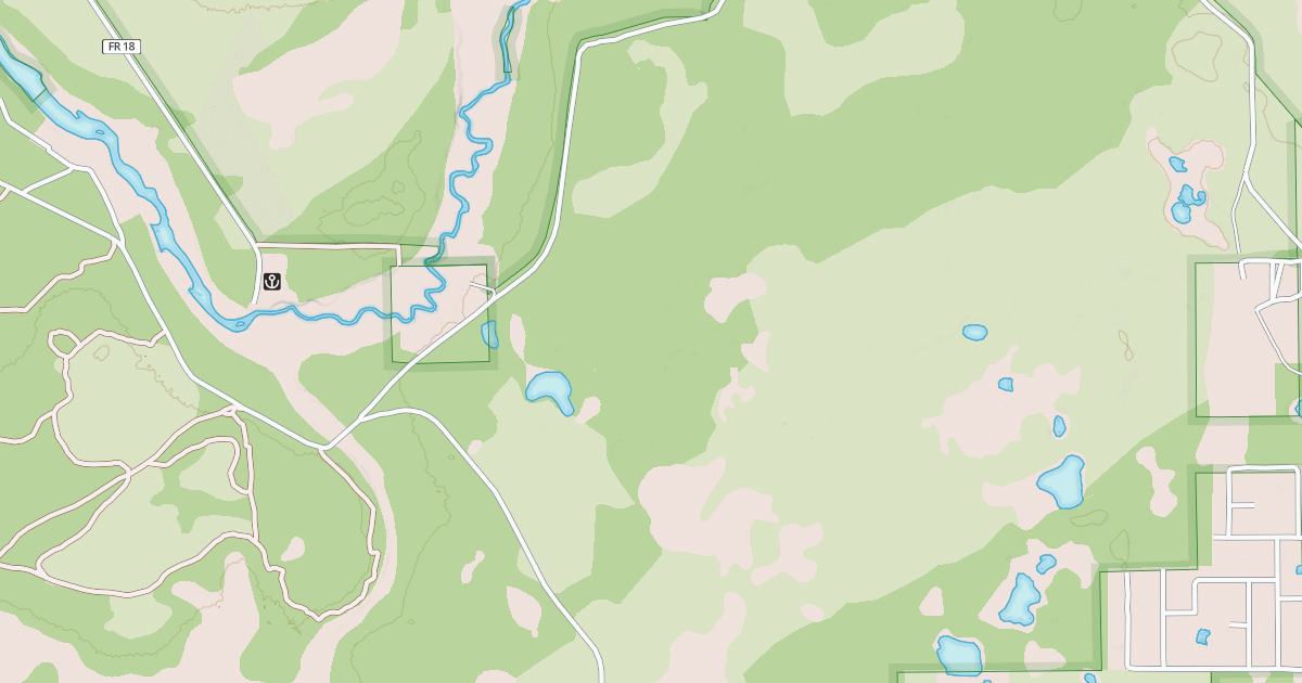 Map preview of USFS National Forest System Roads {5656F018-6829-45DE-9E67-76AF62DDFCCB}