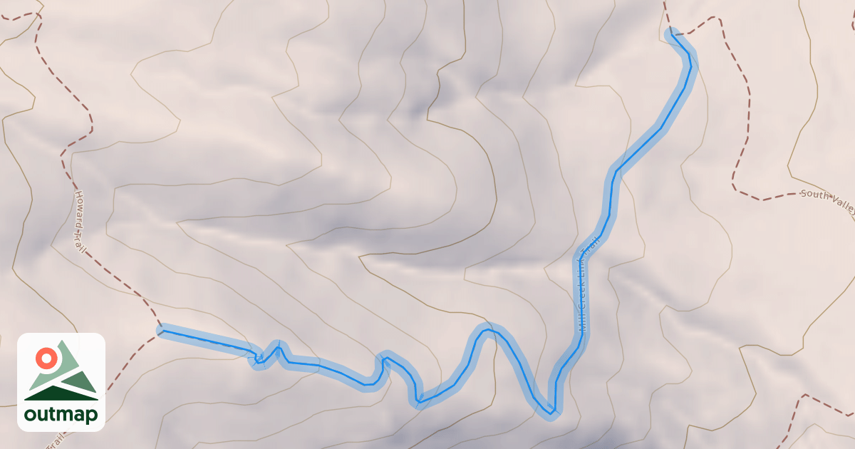 Map of Mill Creek Link Trail