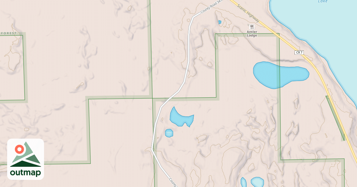 Map of B&B Connection Trail