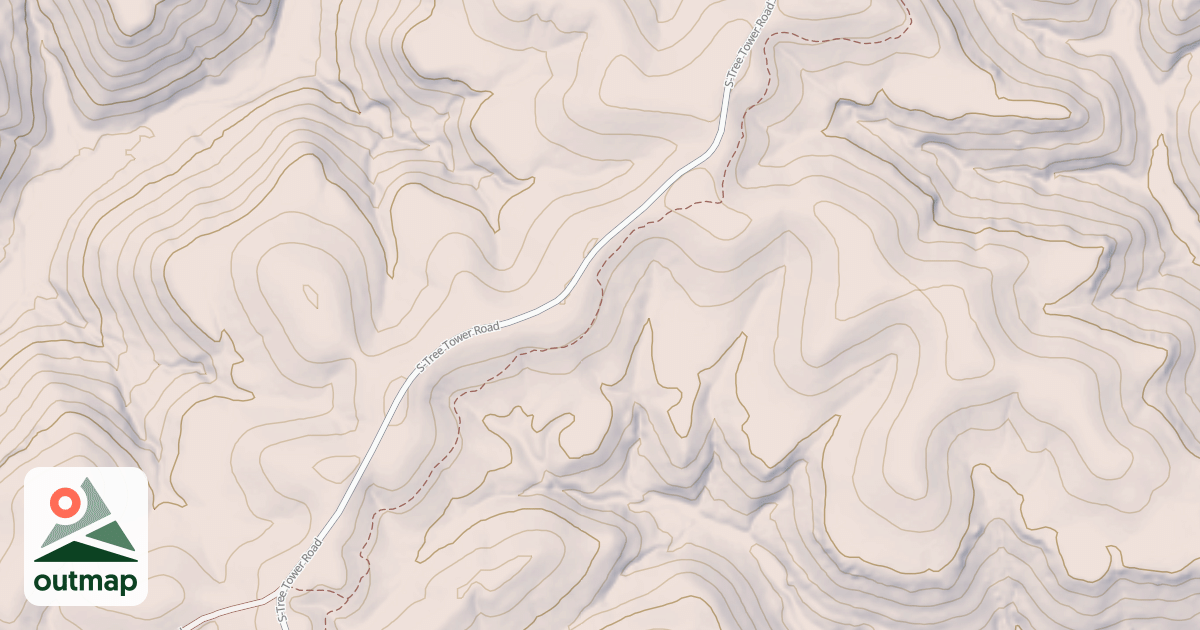 Map of USFS Motor Vehicle Use Map Trails 20631