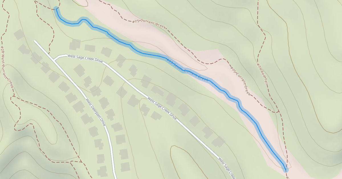 Map preview of S. Currant Creek