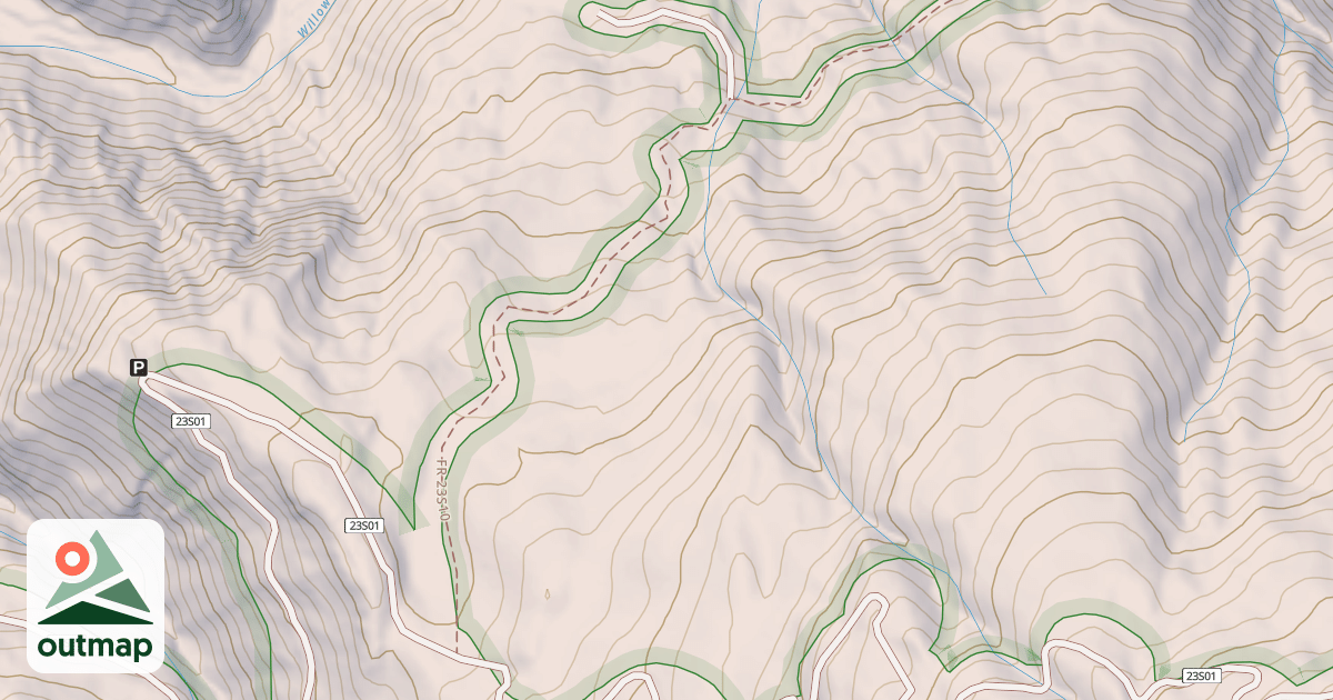 Map of WILLOW CREEK