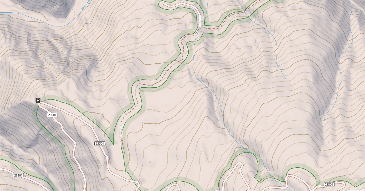 Map preview of WILLOW CREEK