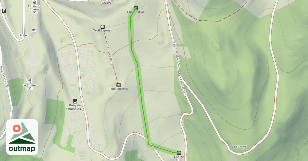 Map of Chaine d'Or