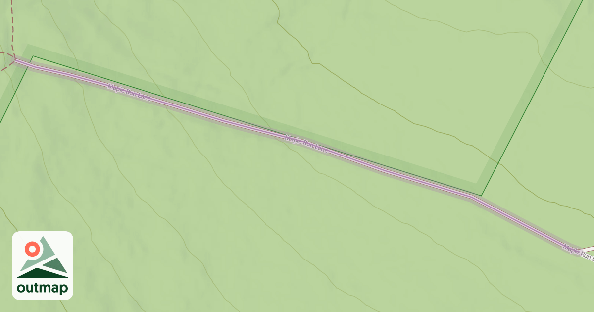 Map of Maple Run Lane