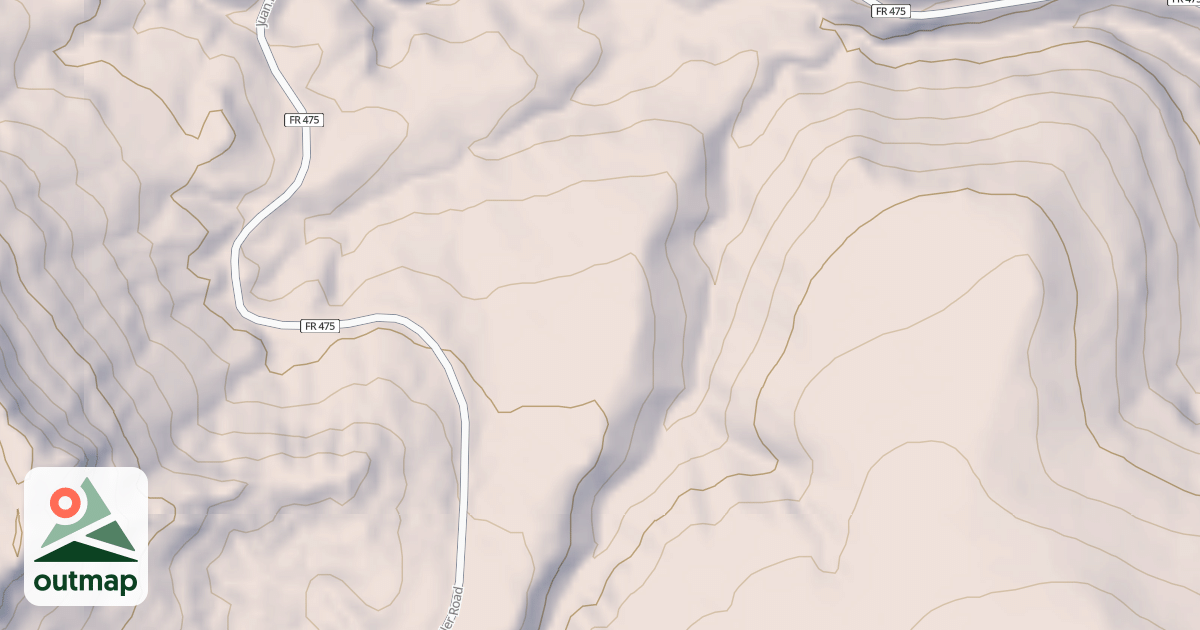 Map of USFS National Forest System Roads {096B5FA2-76E9-4E90-9242-877ABD67A0C0}