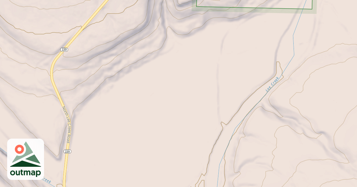 Map of Easy Pine Outer Loop West