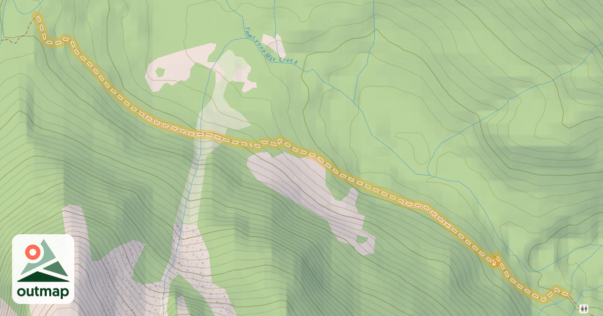 Map of Rainbow Lake Trail