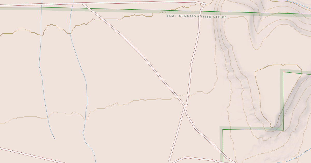 Map preview of BLM National GTLF Public Motorized Roads 706174cc-c436-4889-bebf-0bb789a81fda