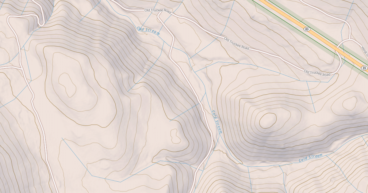 Map preview of CANYON SPUR