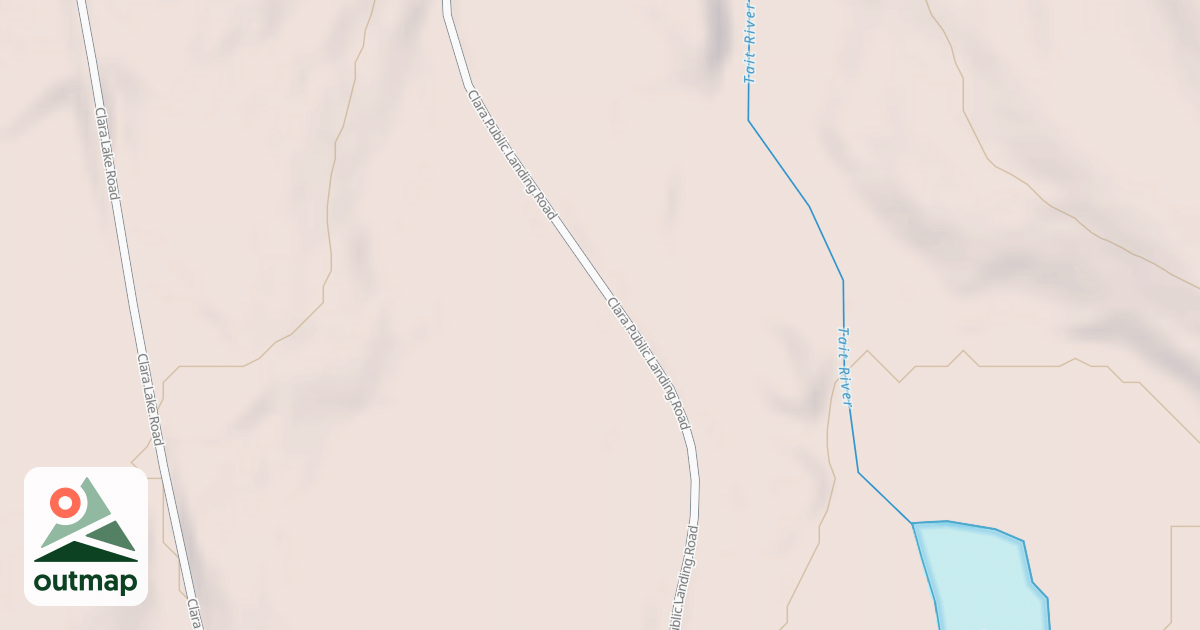 Map of CLARA LAKE BOAT ACCESS CG