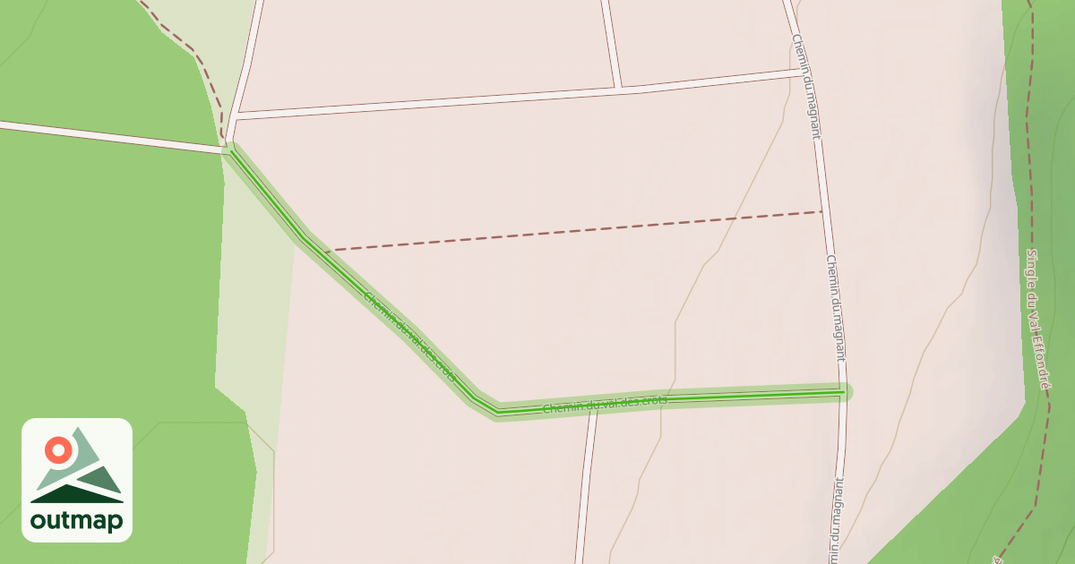 Map of Chemin du val des crots