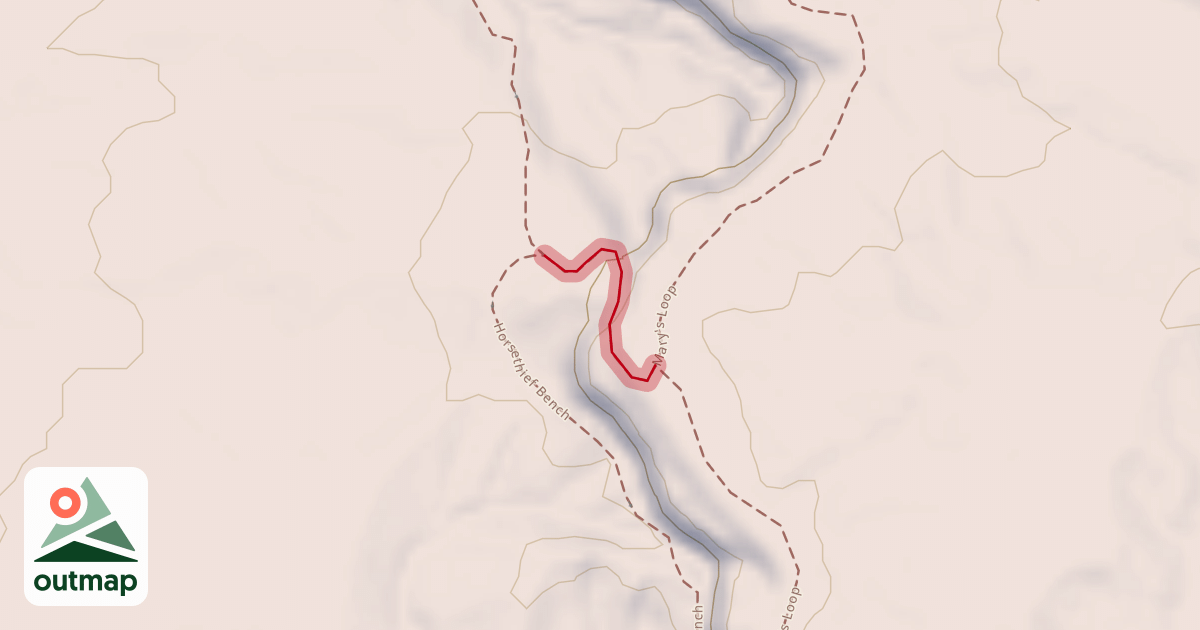 Map of Horsethief Bench Drop In