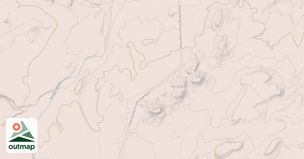 Map of BLM National GTLF Public Motorized Roads 08e60c25-95c6-4122-b990-dc057daa71e4