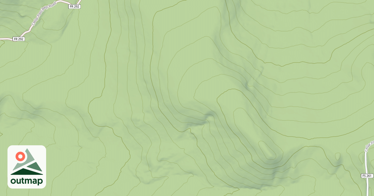 Map of CEDAR MIRROR